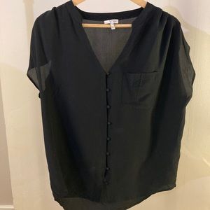 Joie Silk black blouse